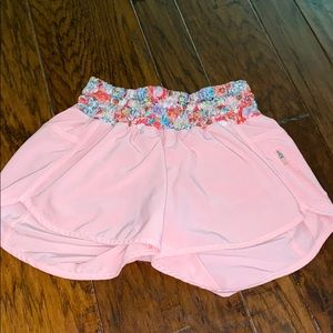 Pink lulu shorts